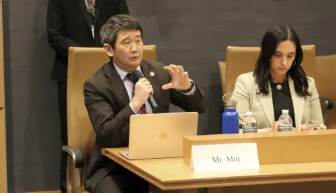 Rep. Dave Min at MN Field Hearing