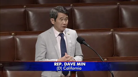 Rep. Min on House Floor 